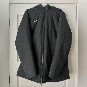 Nike dark grey thick winter coat (size: L)